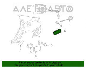 Grila de ventilatie stanga Lexus GS300 GS350 GS430 GS450h 06-11