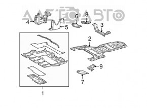 Защита АКПП Lexus GS300 GS350 GS430 06-11 rwd