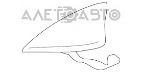 Antena aripă Chevrolet Malibu 16 - tip 1 pe 1 conector, structură