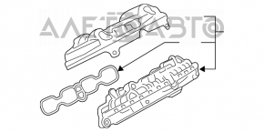 Colector de admisie Chevrolet Cruze 16- cu clapetă