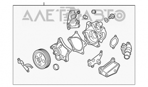 Pompă de apă pentru GMC Terrain 18-22 LYX, LTG