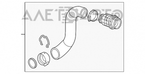 Tubul de intercooler dreapta pentru Chevrolet Malibu 16- 1.5T tip 2.