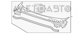 Решетка дворников пластик Chevrolet Volt 11-15