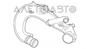 Воздуховод на турбину Ford Fusion mk5 13-20 1.5Т