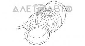 Воздуховод от фильтра Ford Fusion mk5 13-20 1.5Т