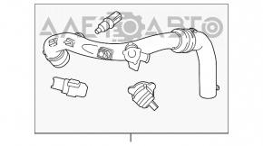 Furtun de aer cu supapă Ford Fusion mk5 13-20 1.5T