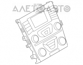 Панель управления радио Ford Fusion mk5 13-20 SYNC 1