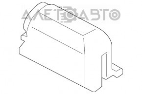 Iluminarea numărului capacului portbagajului dreapta Ford Fiesta 11-19 4d