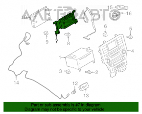 Monitorul, afișajul Ford Mustang mk6 15- este mic și nu are panou de control.