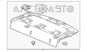 Полка задняя Honda Accord 18-22 черн