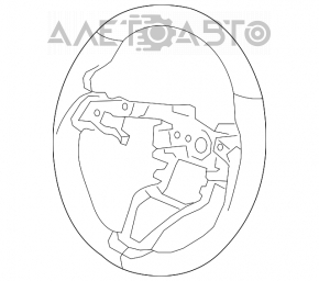 Volan gol Honda Accord 18-22, cauciucuri negre, zgârieturi pe plastic.