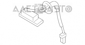 Buton de eliberare portbagaj Kia Forte 4d 14-18 nou original OEM