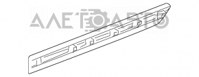 Накладка двери нижняя задняя левая Mercedes W164 ML