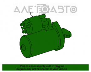 Стартер Mercedes W164 ML W251 R M272