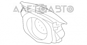 Airbagul din volanul șoferului pentru Mercedes W211 pre-facelift, zgâriat.