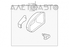 Capac oglindă dreapta cu semnalizator pentru Mercedes W211 E350