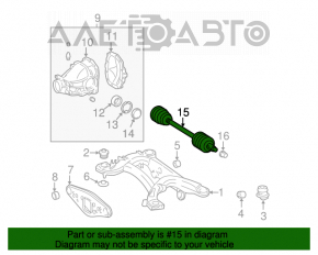 Ax cu came spate dreapta pentru Mercedes W211 E350