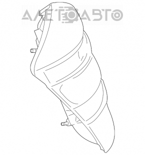 Lampa stânga Mercedes W221 07-09, zgârietură pe parbriz, zgârieturi