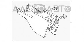 Консоль центральная подлокотник Toyota Camry v50 12-14 usa черн