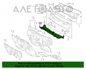 Paletă de ștergătoare metalică Toyota Highlander 14-19