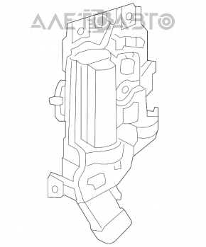 Ручка двери внутренняя задняя правая Toyota Sienna 11-20 с механизмом, keyless