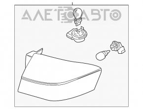 Фонарь левый Ford Focus usa 08-11