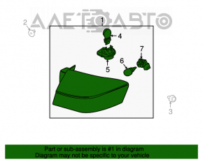 Фонарь левый Ford Focus usa 08-11