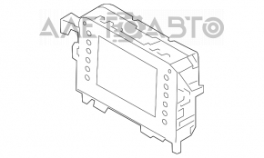 Монитор, дисплей Ford Fiesta 11-19