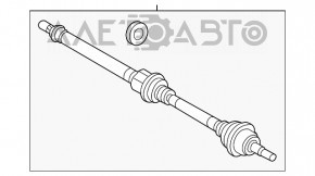 Ax cu roți din față dreapta Ford Focus mk3 11-18 2.0 5MT