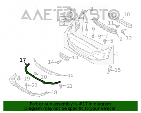 Buza bara fata Ford Mustang mk6 18- restaurată