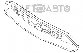 Grila radiatorului Ford Mustang mk6 18- restilizată cu emblemă