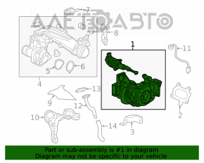 Turbina Honda Civic X FC 16-21 1.5T