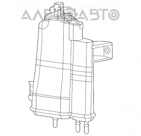 Canistra cu absorbant de cărbune Jeep Compass 17- 2.4 asamblată