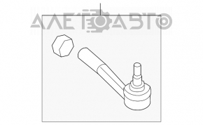 Cap de bara stânga Jeep Compass 17-