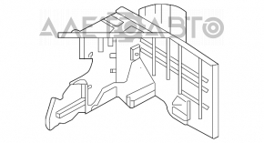 Воздухоприемник дефлектор Nissan Versa Note 13-19 1.6