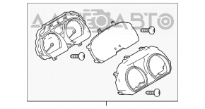 Panoul de instrumente Nissan Versa Note 13-19