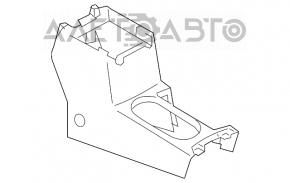 Консоль центральная подлокотник и подстаканники Subaru Forester 14-18 SJ черн