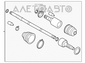 Ax cu semiax frontal dreapta Subaru Forester 14-18 SJ, cutie de viteze manuală