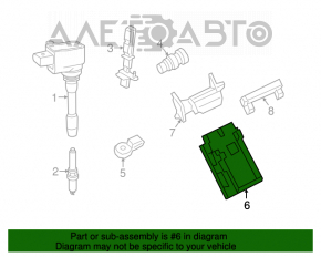 Блок ECU компьютер двигателя VW Jetta 11-18 USA 1.8T