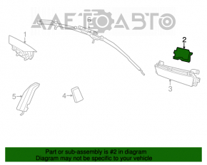 Airbag-ul pasagerului din bordul Hyundai Azera 12-17