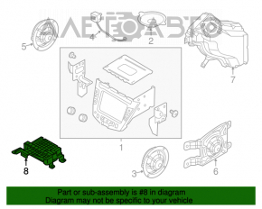 Amplificator Hyundai Veloster 12-17