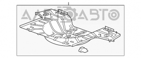 Cutia portbagajului Chevrolet Malibu 13-15