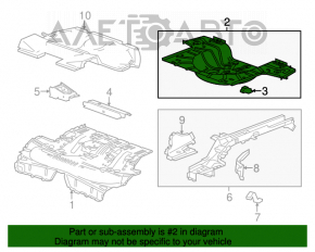 Корыто багажника Chevrolet Malibu 13-15