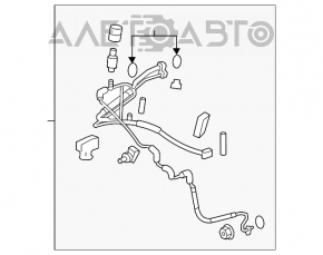 Tubul de aer condiționat al încălzitorului-condensator Chevrolet Malibu 13 2.5