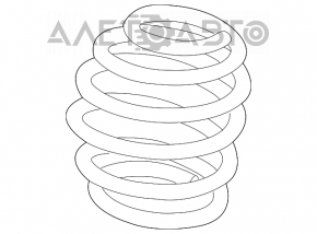Пружина передняя правая Chevrolet Malibu 13-15