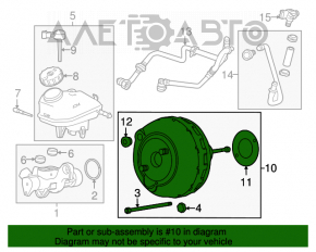 Amplificator de vidare pentru Chevrolet Malibu 13-15