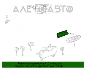 Temperatura ECU ECM Computer Chevrolet Volt 11-15