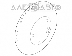 Placă de frână față dreapta Hyundai Elantra AD 17-20 280/23mm