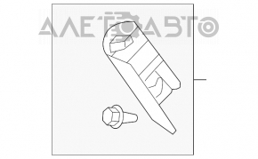 Capac spate stânga superioară Mini Cooper Clubman R55 07-14, fără dop, zgârieturi.