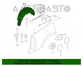 Aripa spate stânga Mini Cooper Clubman R55 07-14